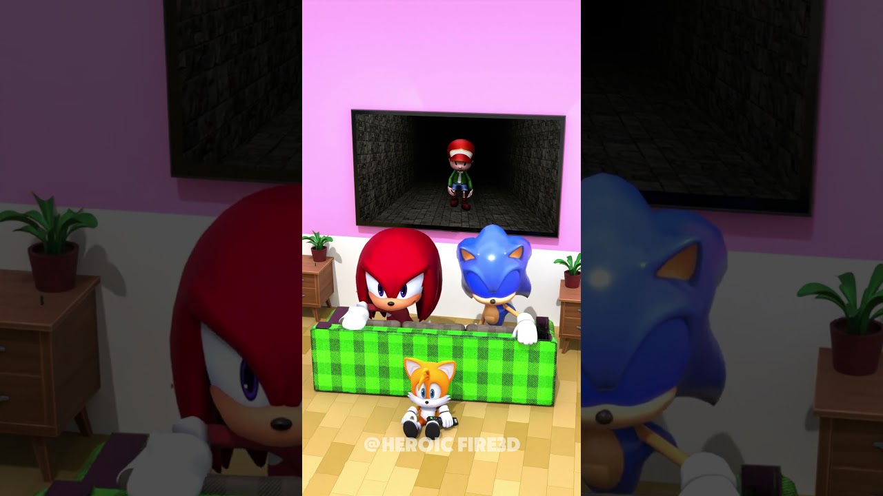 Sonic And Knuckles Don't know It Was Tails Turning on Tv 😄 