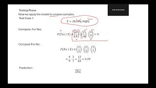 Naive Bayes Step-by-Step Hand Calculation Example  Tutorial: Part 2