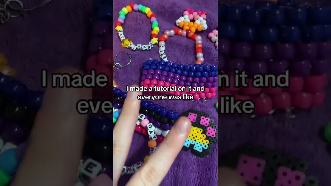 IVE BEEN SAYING THIS #bracelet #kandi #tutorial #kandikid #kandibeads #ponybeads #scenecore #scene