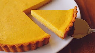 Pumpkin Cheese Tart | Cheesecake Tart