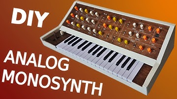 Homemade analog synth built from scratch!