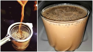 How To Make Milk Tea With Chia Seeds ~ Iced Milk Tea Recipe
