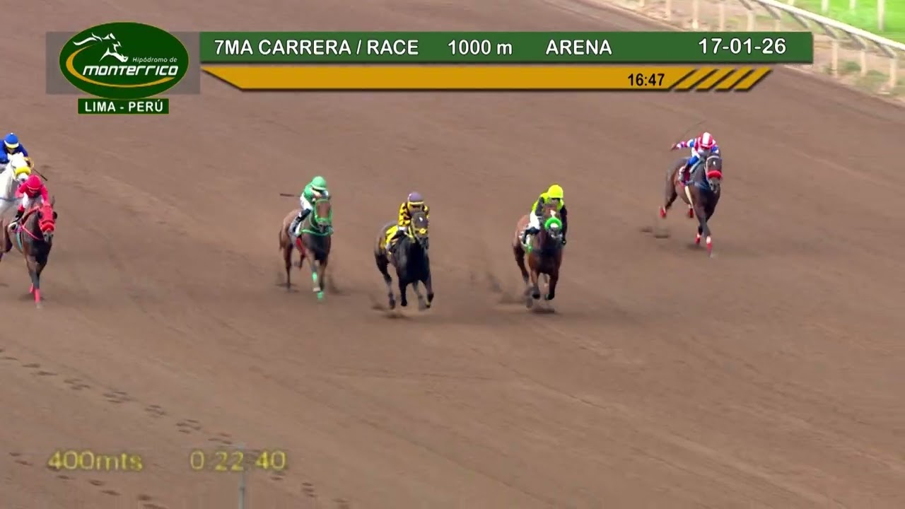 Hipódromo Monterrico  - 7ma Carrera 17 Enero 26