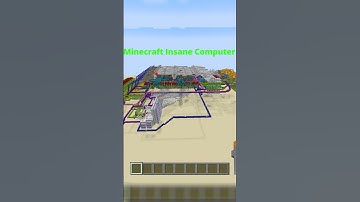 Minecraft Insane Redstone computer