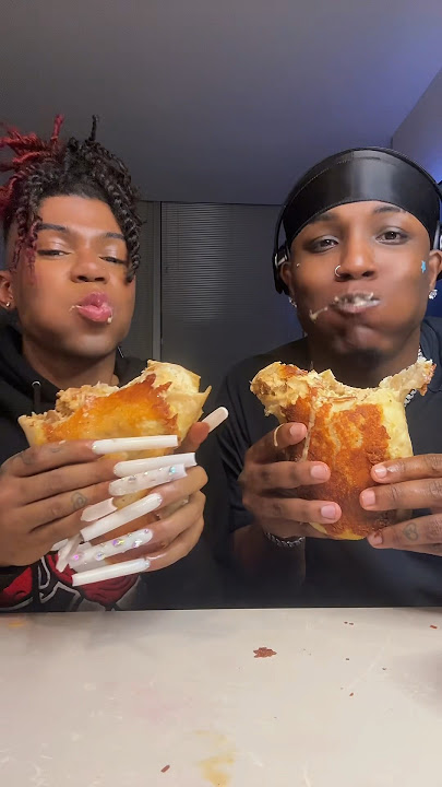 Annoying my husband while trying the chipotle burrito hack!