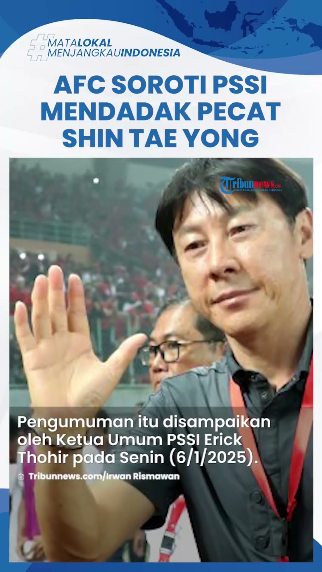 AFC Soroti Pemecatan Shin Tae Yong dari Kursi Pelatih Timnas Indonesia, Ungkap Prestasi Mentereng