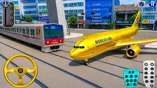 GOLDEN AIRPLANE vs TRAIN in 3D Driving Class ✈️🚆 Ultra Realistic Gameplay 2026 | Car Driving Games  screenshot 3