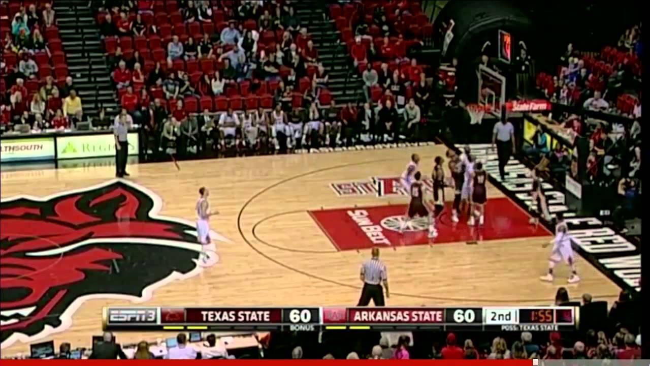 1 17 15 Texas State Vs Arkansas State Men S Basketball Highlights Youtube