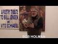 Bill jensen poetry tribute at vito schnabel