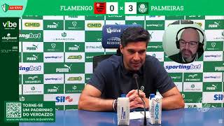 REACT Coletiva Abel Ferreira - Flamengo 0x3 Palmeiras