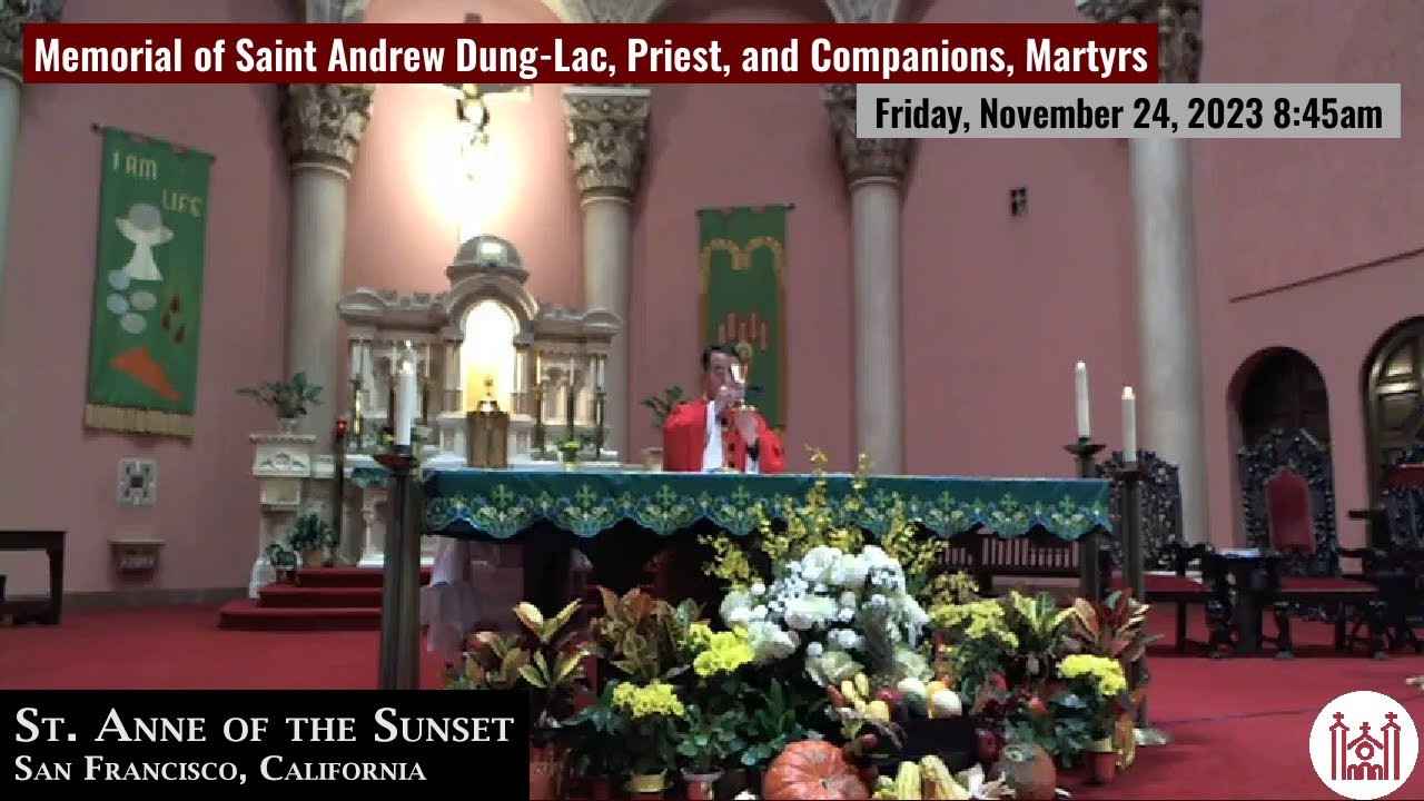Memorial of Saint Andrew Dung-Lac, Priest, and Companions, Martyrs