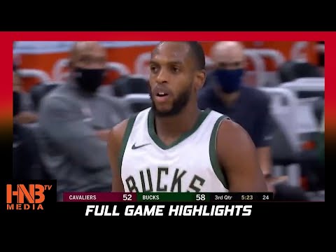 Cleveland Cavaliers vs Milwaukee Bucks 1.9.21 Full Highlights