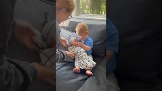 babies cute moments 😅❤️ #baby #newbornbaby #cute #funnybaby #yrshorts