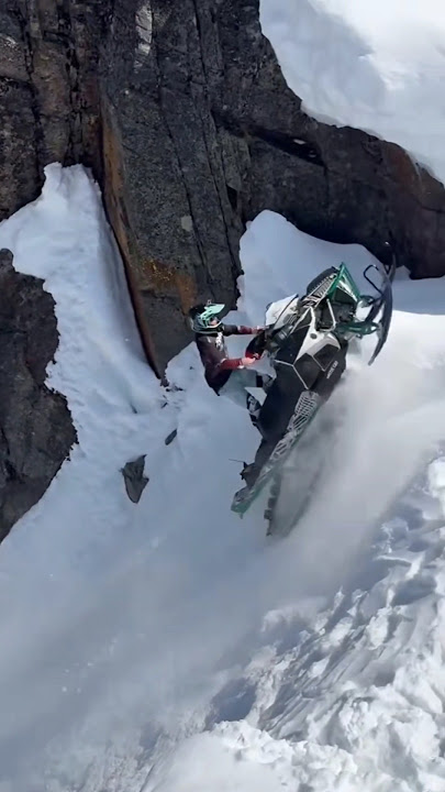 Insane Snowmobile Hill Climbing