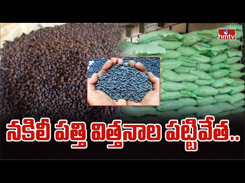 నకిలీ పత్తి విత్తనాల పట్టివేత.. | Fake Cotton Seeds In Narayanpet, Telangana | hmtv - HMTVNEWS