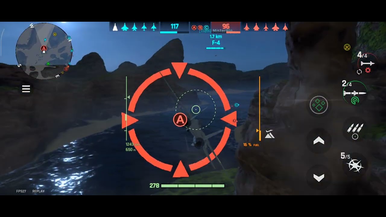 F-14 with score of 2000