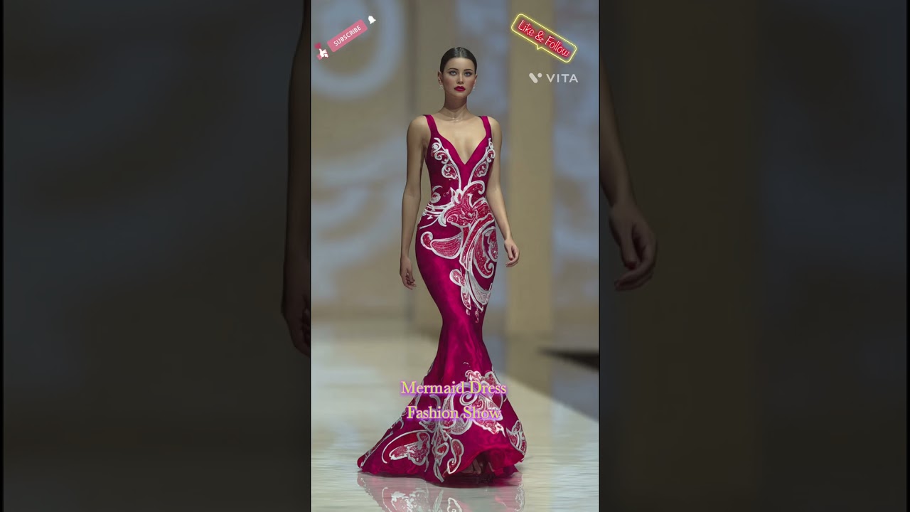 Mermaid Gown Faishon Show 