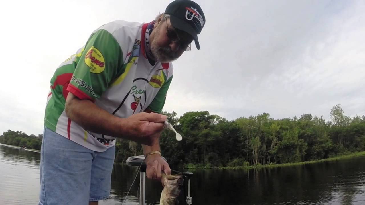 Fishing Creme Lures On The St Johns River In Central Florida YouTube