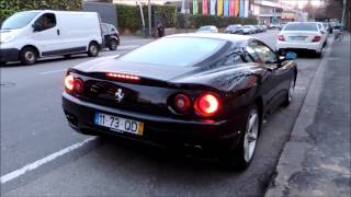 Ferrari 360 modena revving and acceleration!