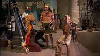 Yoshebel is caught between the stones - 'The Ten Commandments'