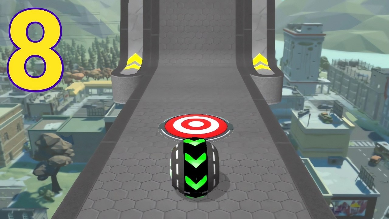 Rolling Ball Sky Escape‏ - SpeedRun Gameplay Levels 97-110