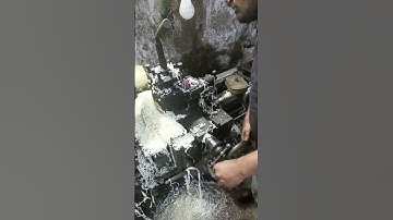 Nylon Bush Cutting On Lathe Machine cutting easily  #cnc  #lathemachine #viral