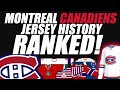 Montreal Canadiens Jersey History Ranked!