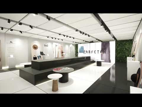 Farfetch A, The POP-UP Store of the Future, Retail Design, Designed by Design Partnership