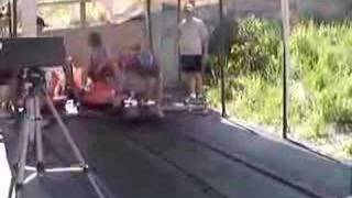 Mike at Skeleton Push Track