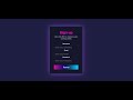 Signup Form in HTML and CSS #html #css #signup
