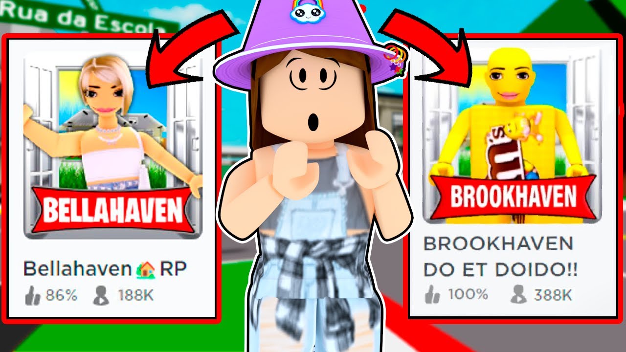 Eu CRIEI um BROOKHAVEN do ET DOIDO! (Roblox) 