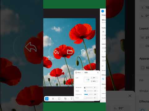 New glass effect, now available in Figma