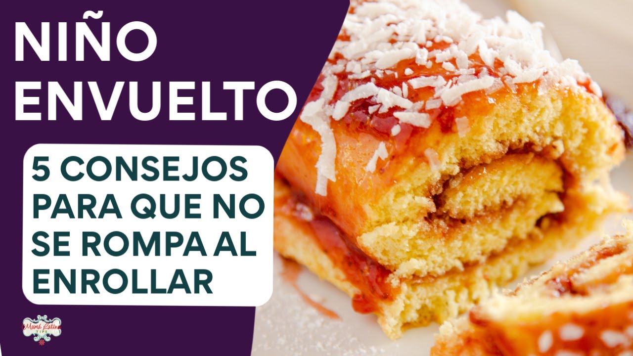 Niño Envuelto de Mermelada de Fresa y Coco | RECETA FACIL