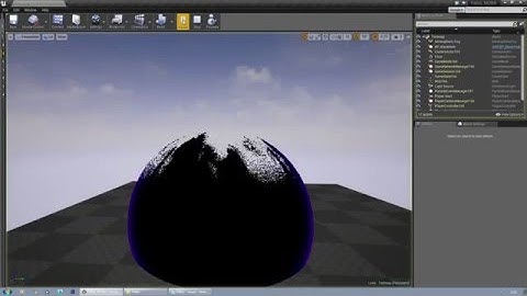 UE4 - BlackHole VFX test