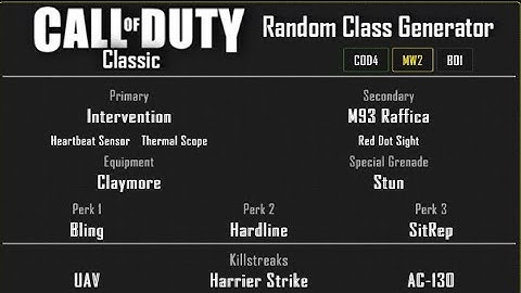 MW2 - Favela Domination (16-1) Random Class Generator #219 [2022]