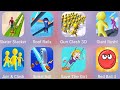 Giant Rush,Red Ball 4,Skater Stacker,Roof Rails,Gun Clash 3D,Save The Girl,Spiral Roll,Join & Clash