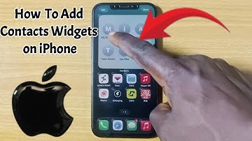 How To Add Contacts Widgets on iPhone
