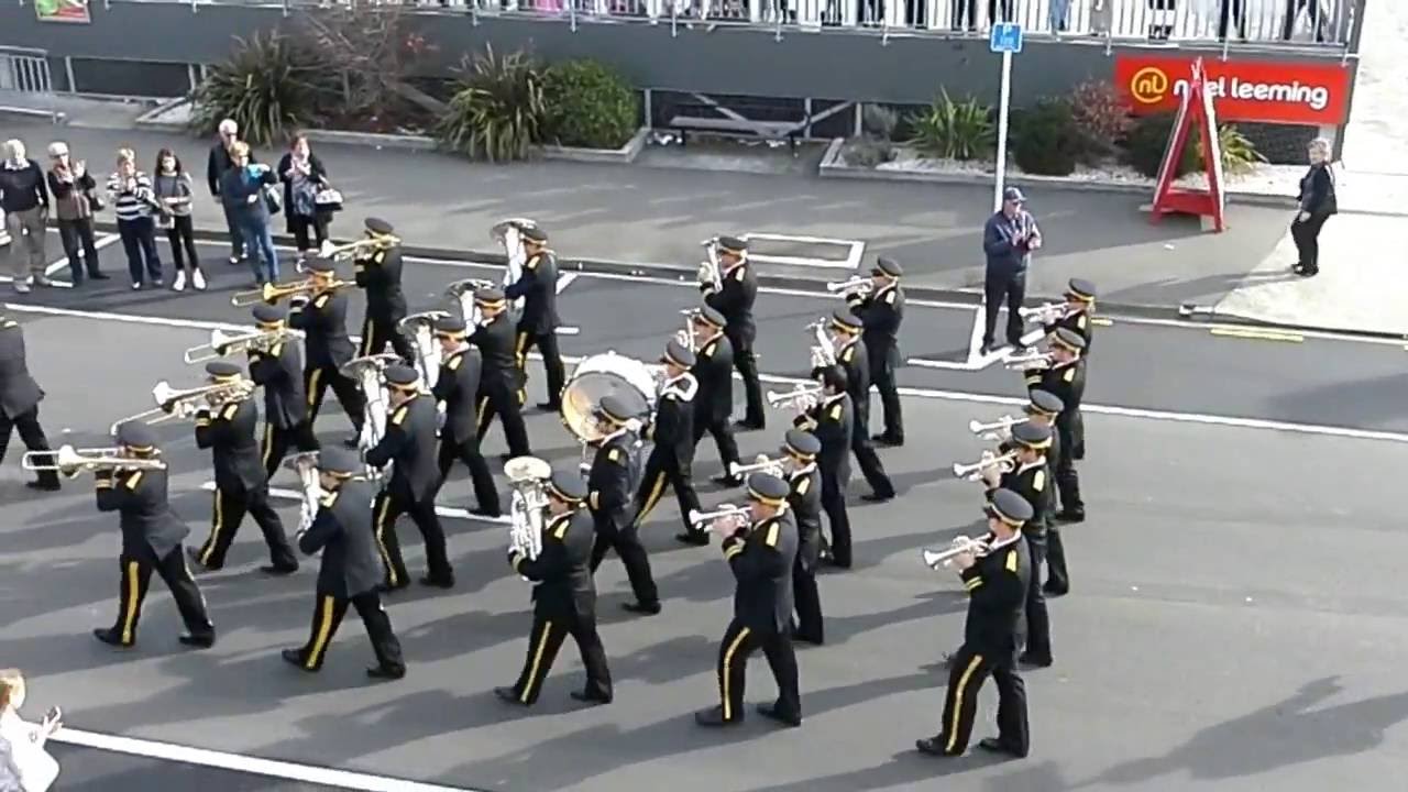 Wellington Brass National Brass Band Contest Napier 2016 Street