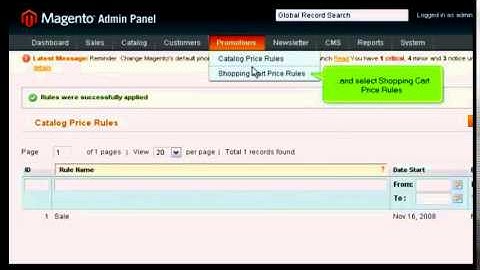 Tutorial  How to setup special promotions in Magento Commerce