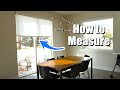 The Best Way to Measure Roller Shades for a Sliding Door