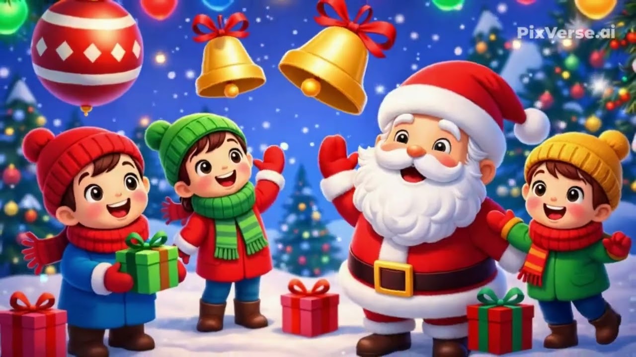 Jingle Bells Kids Song | Christmas Song for Children | Merry Christmas 🎅✨