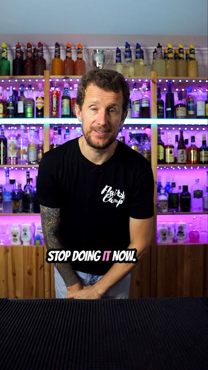 1 bottle - STOP doing it #flairbartending #nowuknow