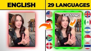 Use This AI to TRANSLATE Videos into 29 LANGUAGES [With Lip-Sync!]