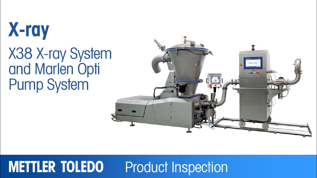 X38 Xray System and Marlen Opti Pump System Product METTLER TOLEDO