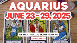 RISING FROM POVERTY &amp; STAGNATION ♒️ AQUARIUS JUNE 23-29, 2025 WEEKLY TAGALOG TAROT #KAPALARAN888
