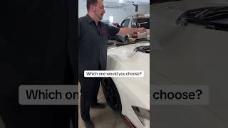 Two different generations of Corvette vehicles. Which one would you choose?  #corvette #carlover