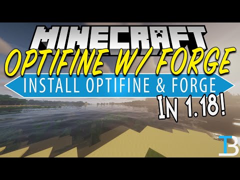 How To Use Optifine with Forge in Minecraft 1.18 (Forge + Optifine!)