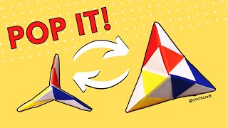 Easy Origami Pop It Fidgets Antistress Funny Moving Paper Toys Yochicraft