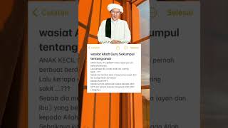 Wasiat Abah Guru Sekumpul Tentang Anak shorts
