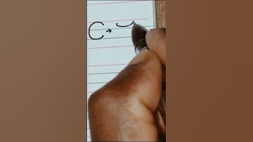 How to write capital letter "C" in cursive?|#radhusing|#Handwriting|#shorts|Cursive Writing|